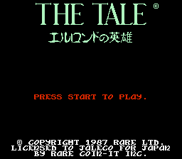 The Tale - Elrond no Eiyuu