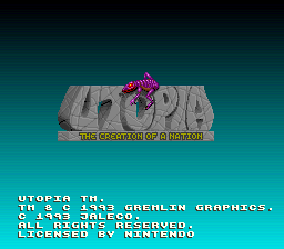 Utopia - The Creation of a Nation