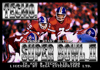 Tecmo Super Bowl II - Special Edition